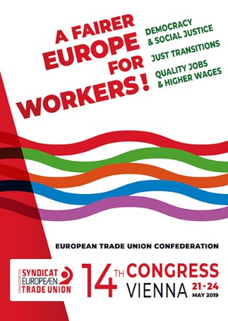 ETUC 14. KONGRESİ GERÇEKLEŞTİRİLDİ