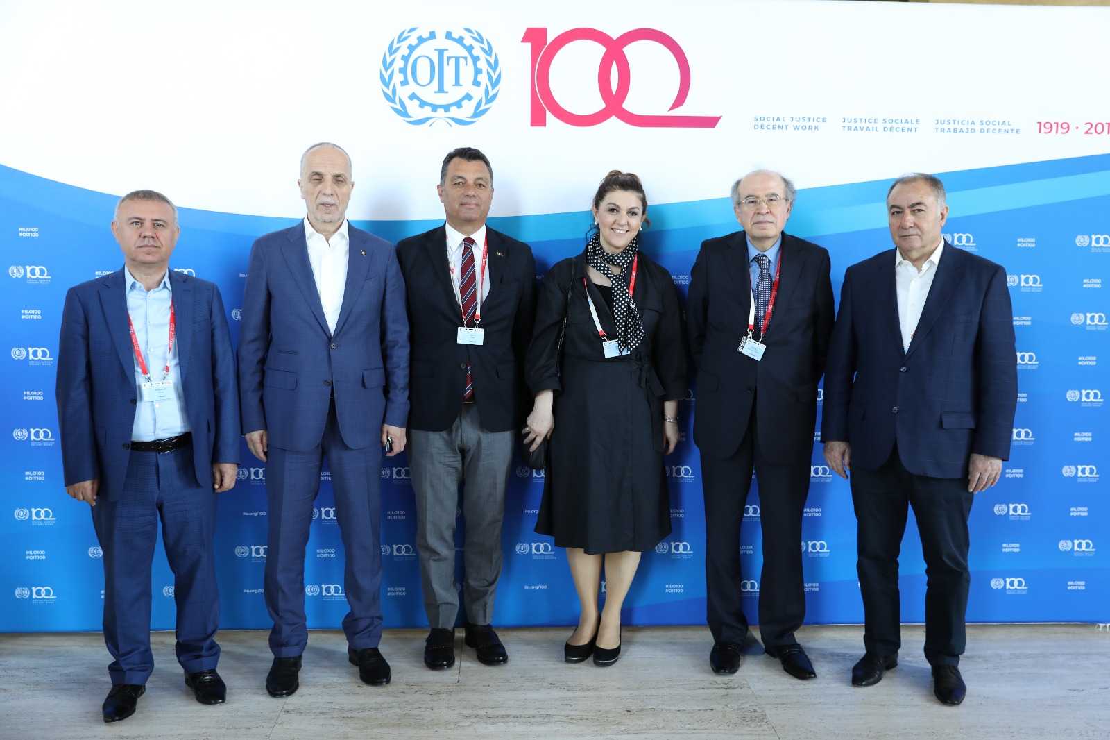 ILO 100. YILINDA CENEVRE'DE TOPLANDI