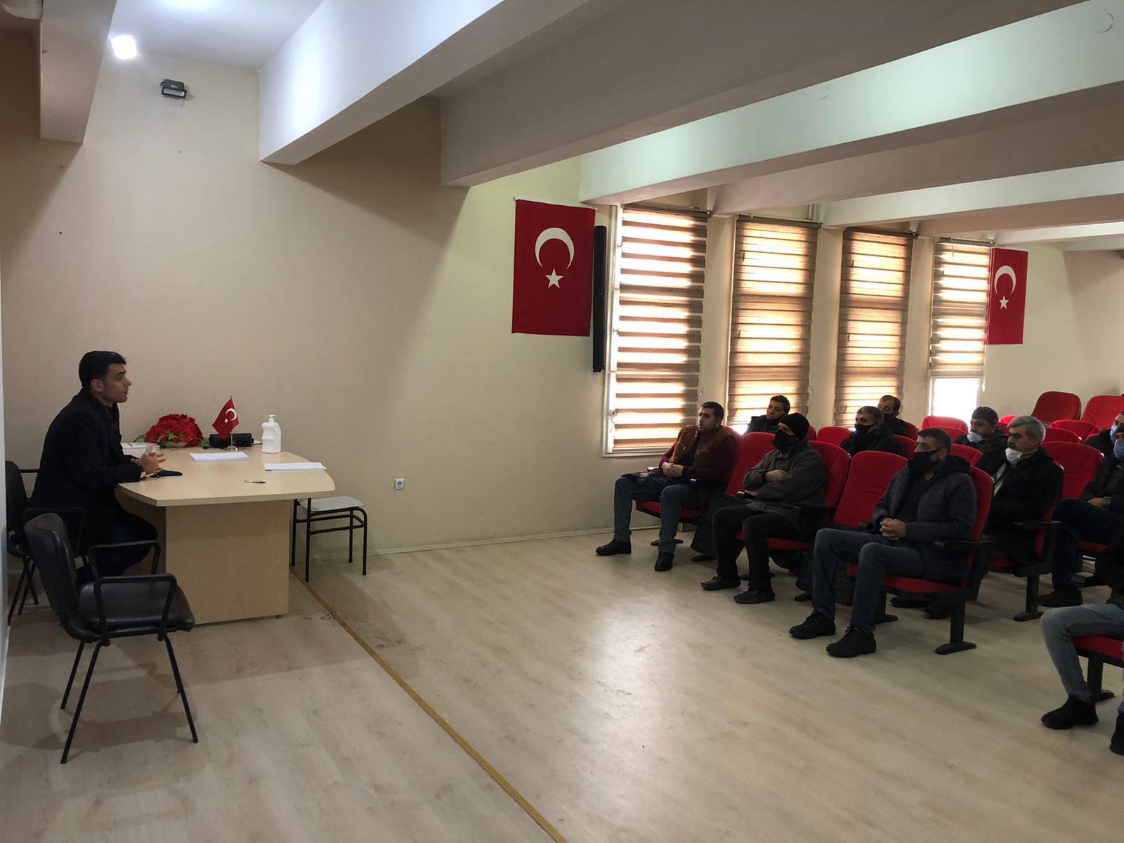 TEKMAN MİLLİ EĞİTİM MÜDÜRLÜĞÜ'NDE BİLGİLENDİRME TOPLANTISI