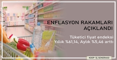 ENFLASON RAKAMLARI AÇIKLANDI