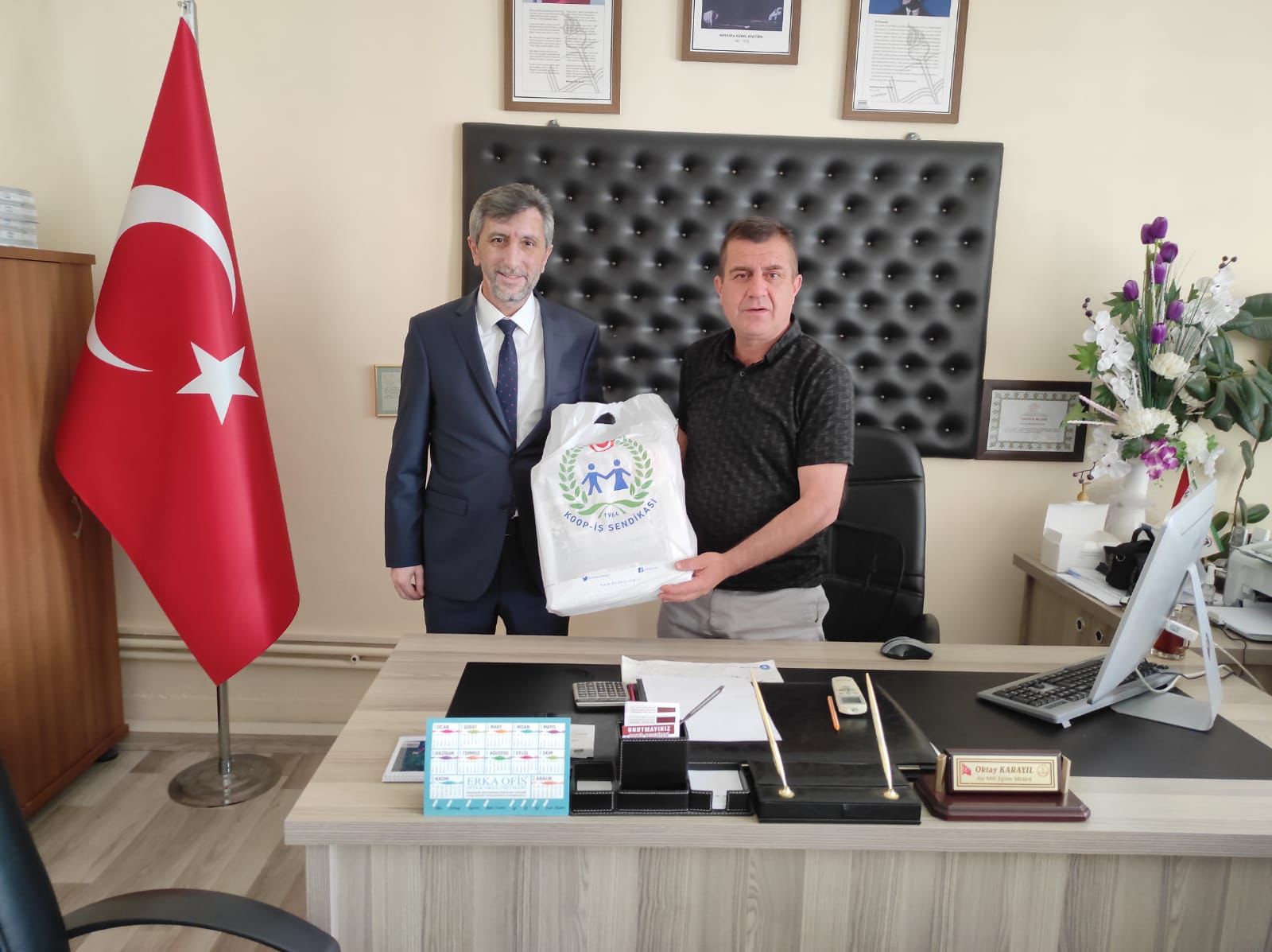 DURAK, OKTAY KARAYIL'I ZİYARET ETTİ