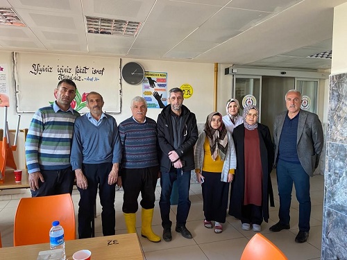 MALATYA'DA DEPREMZEDE ÜYELERİMİZLE BİR ARAYA GELDİK