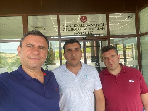 ÇANAKKALE'DE TARİHİ ALAN BAŞKANLIĞI ZİYARET EDİLDİ