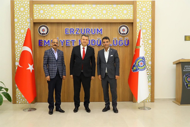 ERZURUM EMNİYET MÜDÜRÜ KADİR YIRTAR ZİYARET EDİLDİ