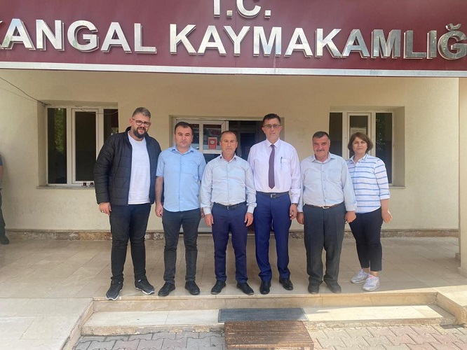 SİVAS KANGAL'DA KURUM ZİYARETLERİ